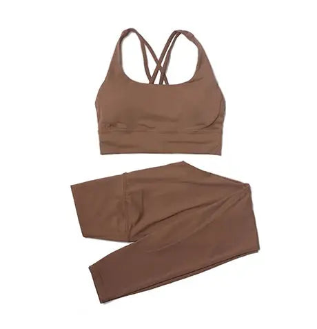 SOISOU Nylon Yoga Set Women&