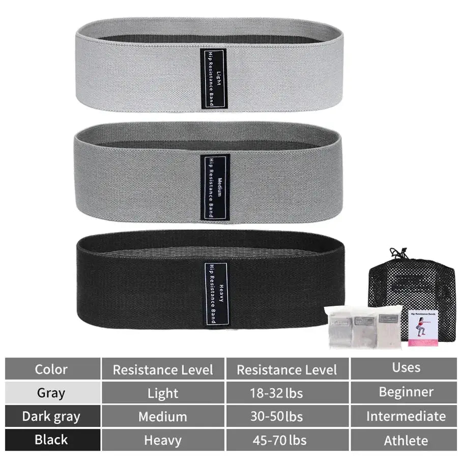 Fabric Resistance Booty Bands For Glute And Thigh Workouts