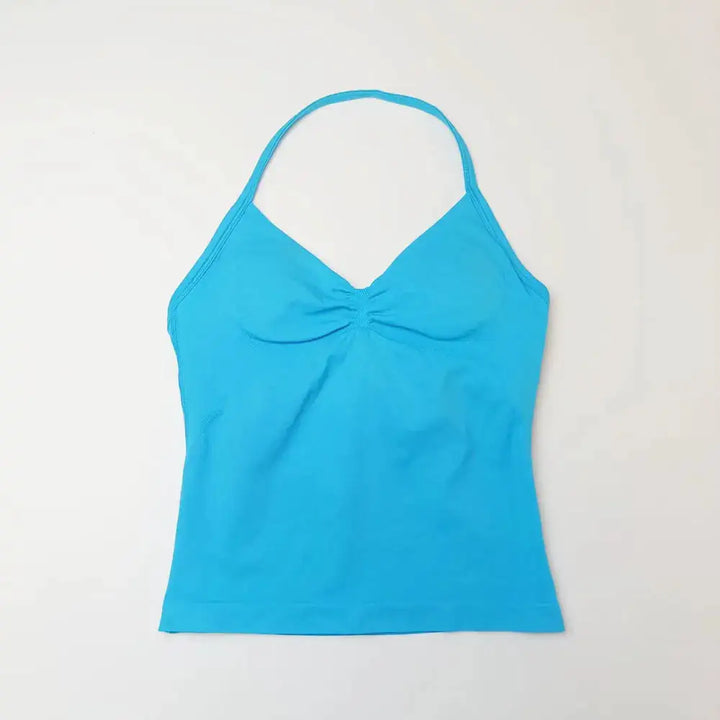 NCLAGEN Impact Longline Strappy Top Sports Yoga Vest Women&