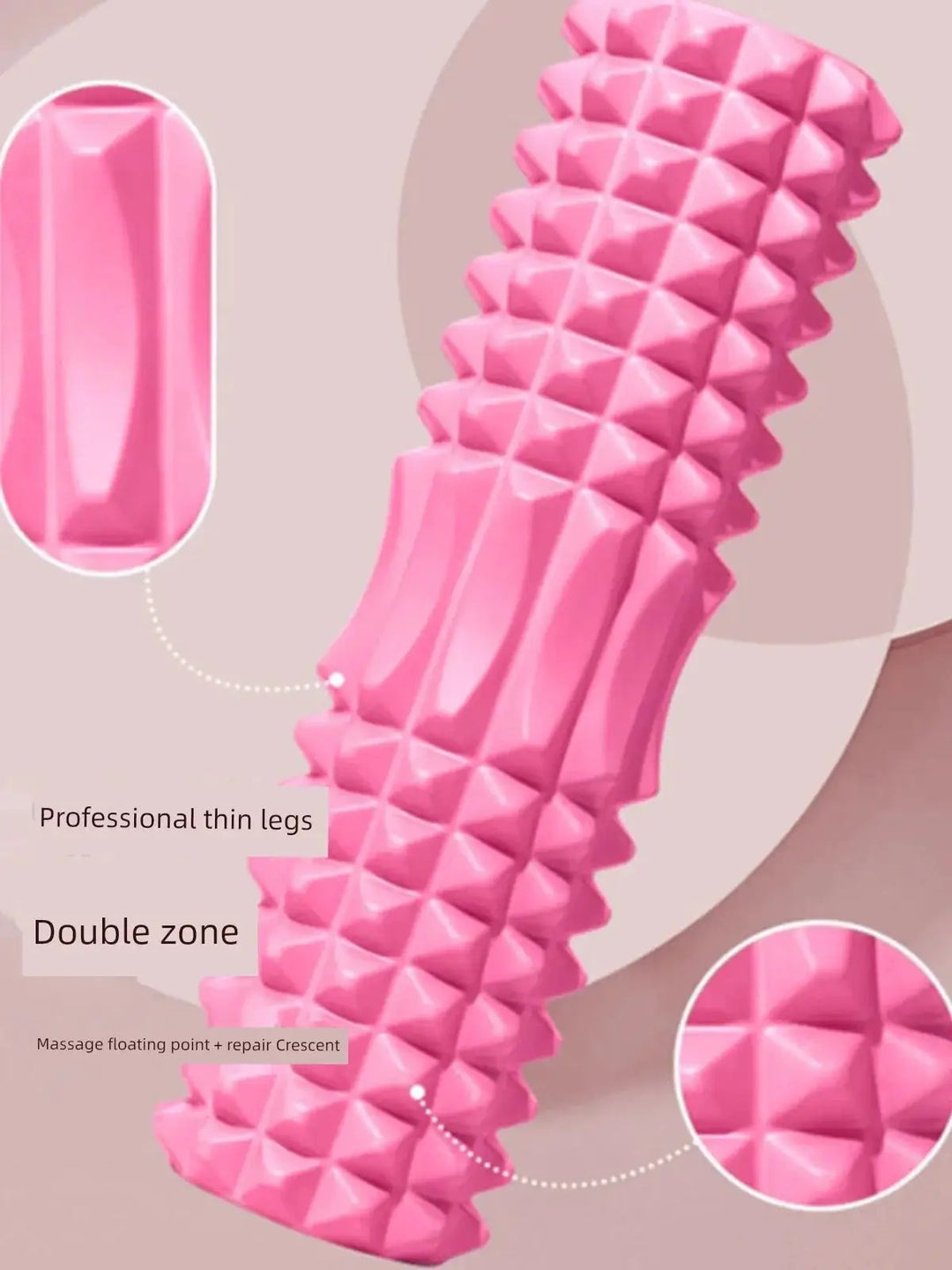 Foam Roller Spiked Massage Roller for Muscle Recovery - OurLum.com