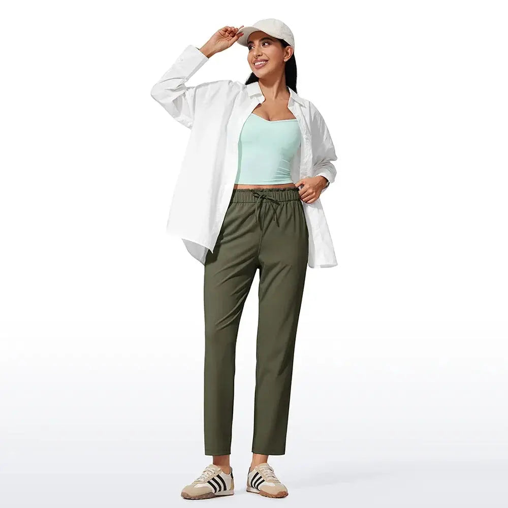 CRZ YOGA 4-Way Stretch Ankle Pants High Waisted Women