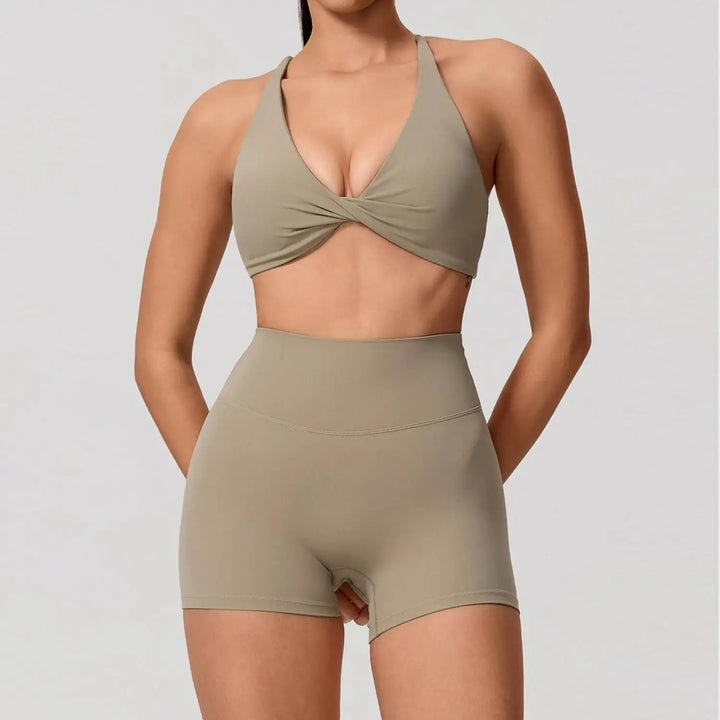 Summer 2PCS Yoga Suit Sports Set Women Quick-Dry Gym Set Women Tracksuit Running Workout Long Sleeve Sports Shirt Yoga Clothing