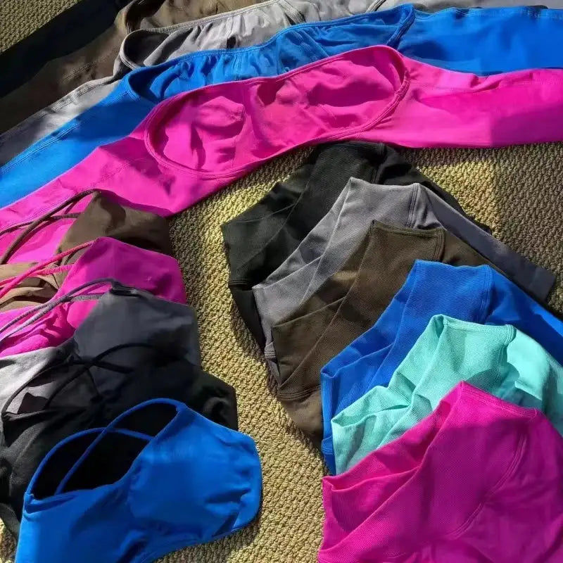 Yoga Vision Shrug 3 Pieces Top Leggings Gym Set Women&