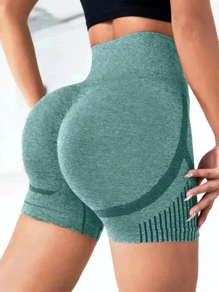 High Waisted Yoga Shorts For Women Fitness Gym Running - OurLum.com