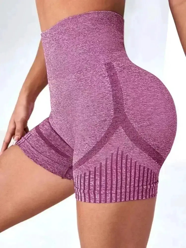 High Waisted Yoga Shorts For Women Fitness Gym Running - OurLum.com