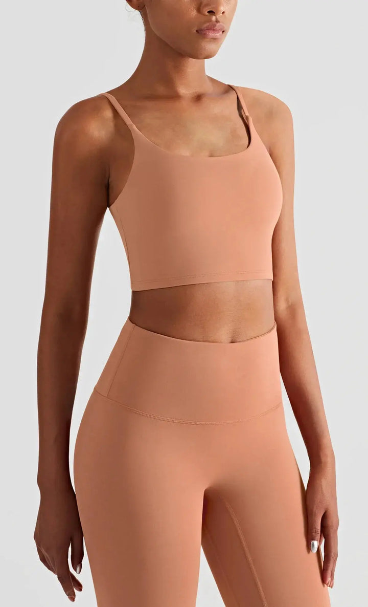 High Stretch Yoga Tank Tops With Suspenders For Women