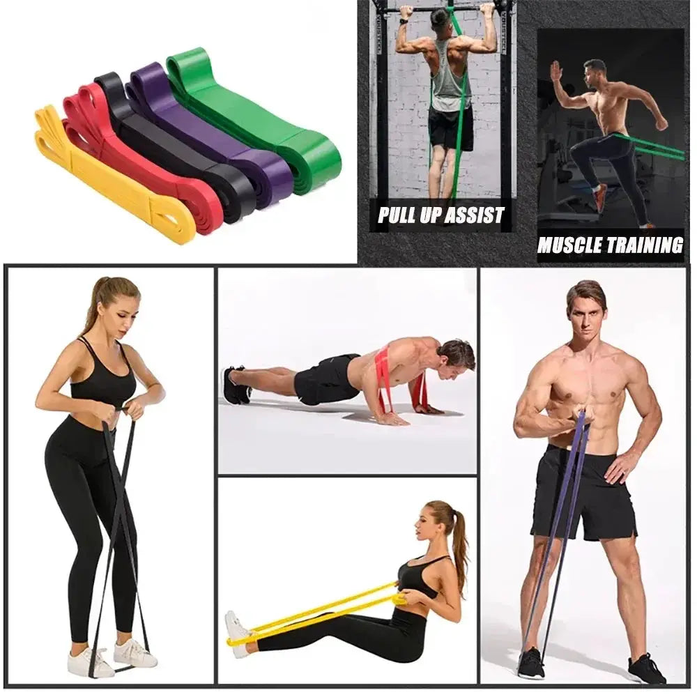 Durable Latex Resistance Bands For Full Body Fitness