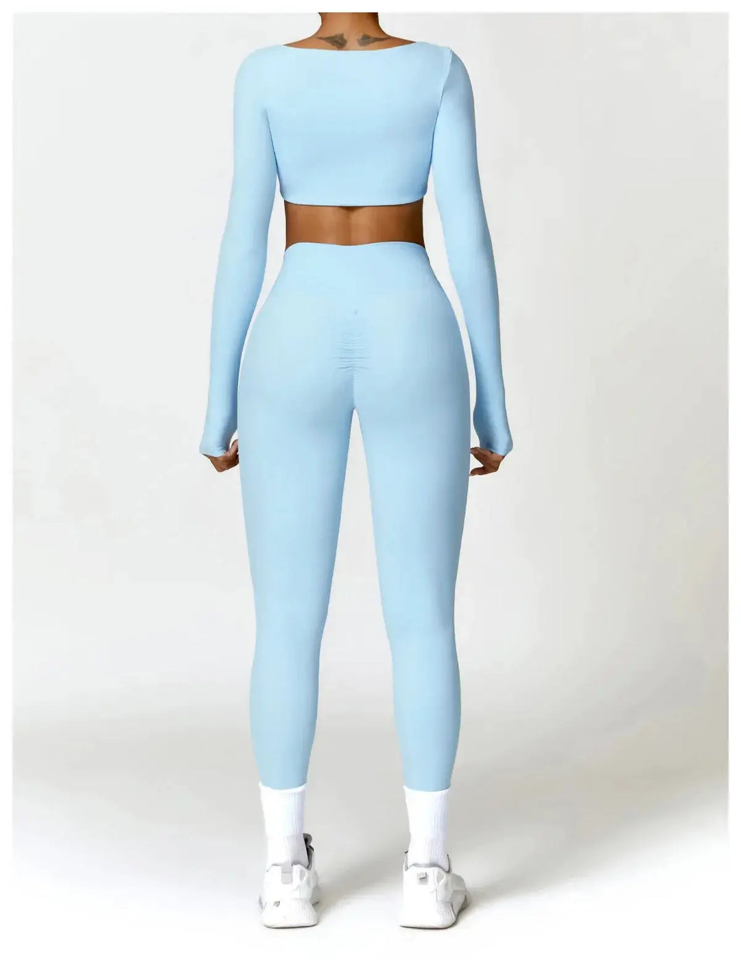 Women Yoga Sports Set Quick Dry 2 Piece Gym Outfit
