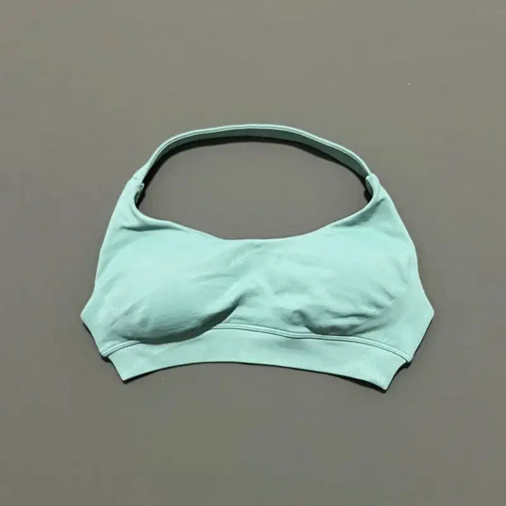 Sports Bra Women Seamless Yoga Halter Bra Top High Support Open Back Bra Fitness Push-up Activewear Workout Gym Underwear