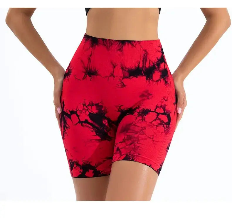 High Waisted Seamless Tie Dye Butt Lift Leggings For Women