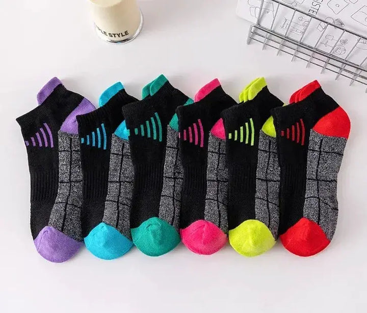 Unisex Organic Cotton Ankle Socks Breathable Sports Casual