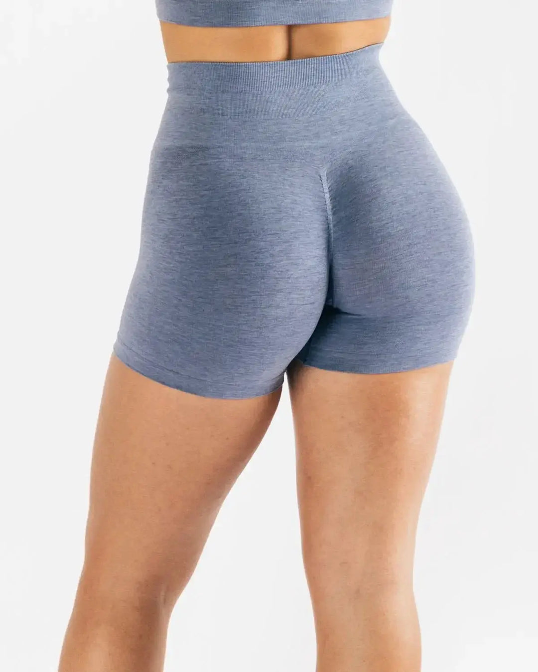 High Waist Scrunch Butt Seamless Yoga Shorts For Women