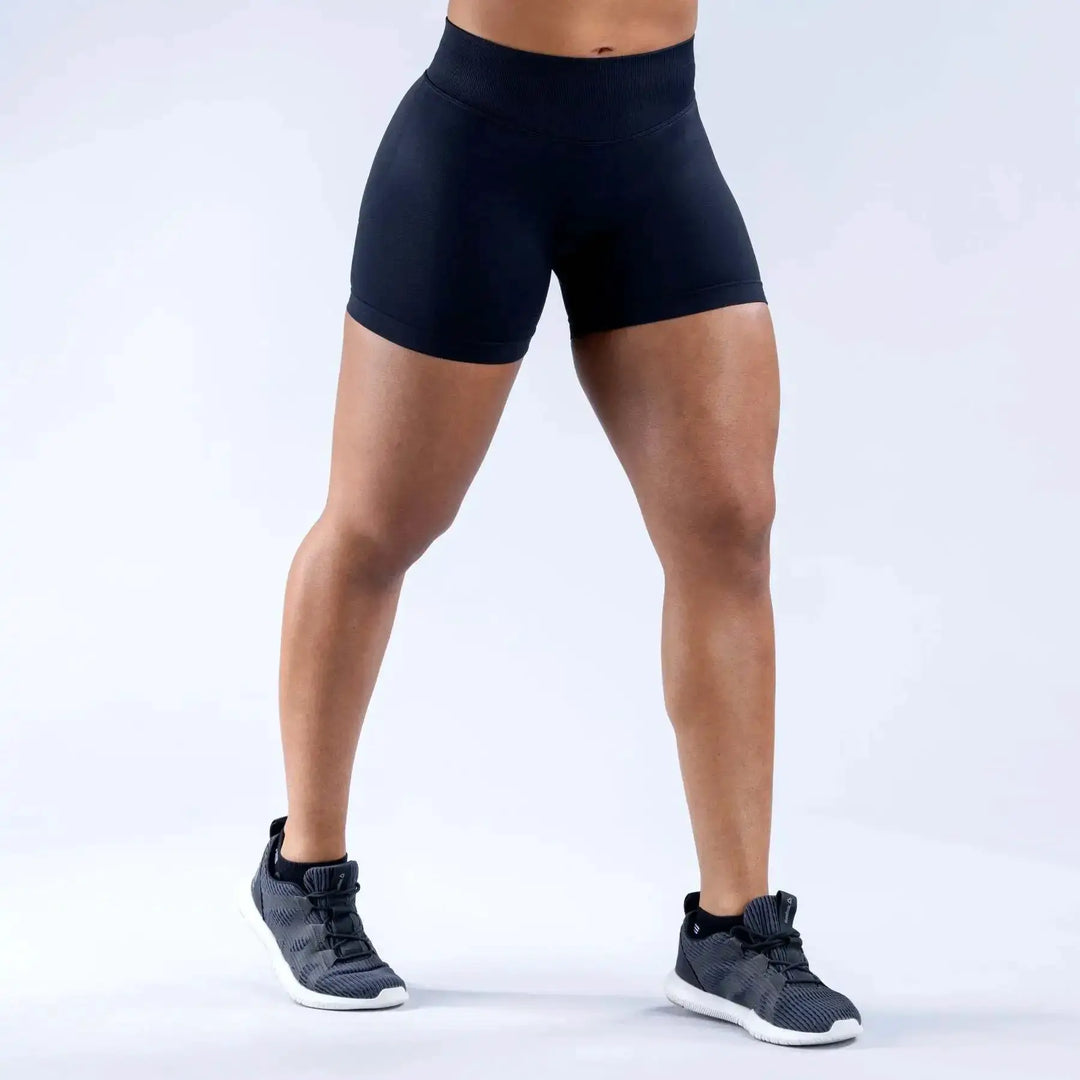Womens Seamless Scrunch Butt Biker Shorts For Yoga Wear