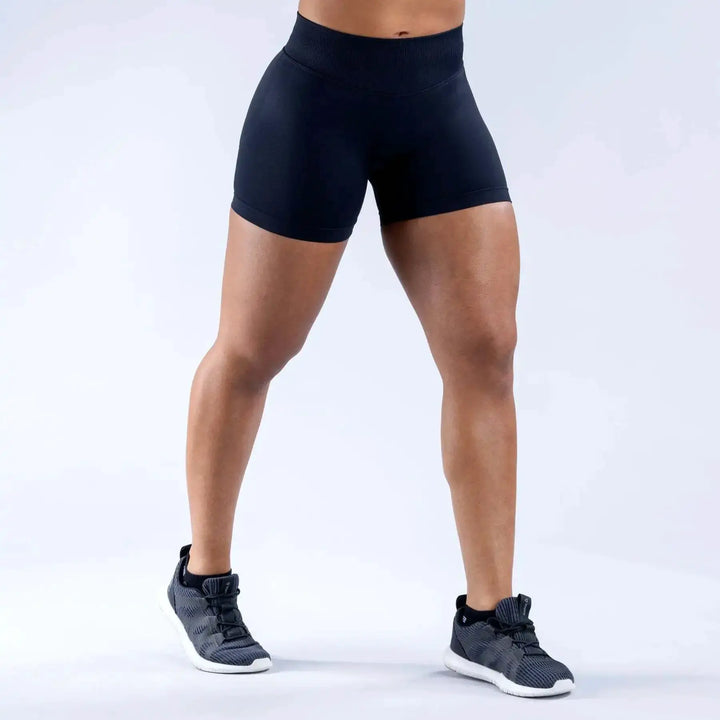 Womens Seamless Scrunch Butt Biker Shorts For Yoga Wear