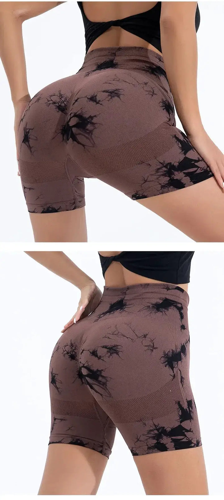 High Waisted Seamless Tie Dye Butt Lift Leggings For Women