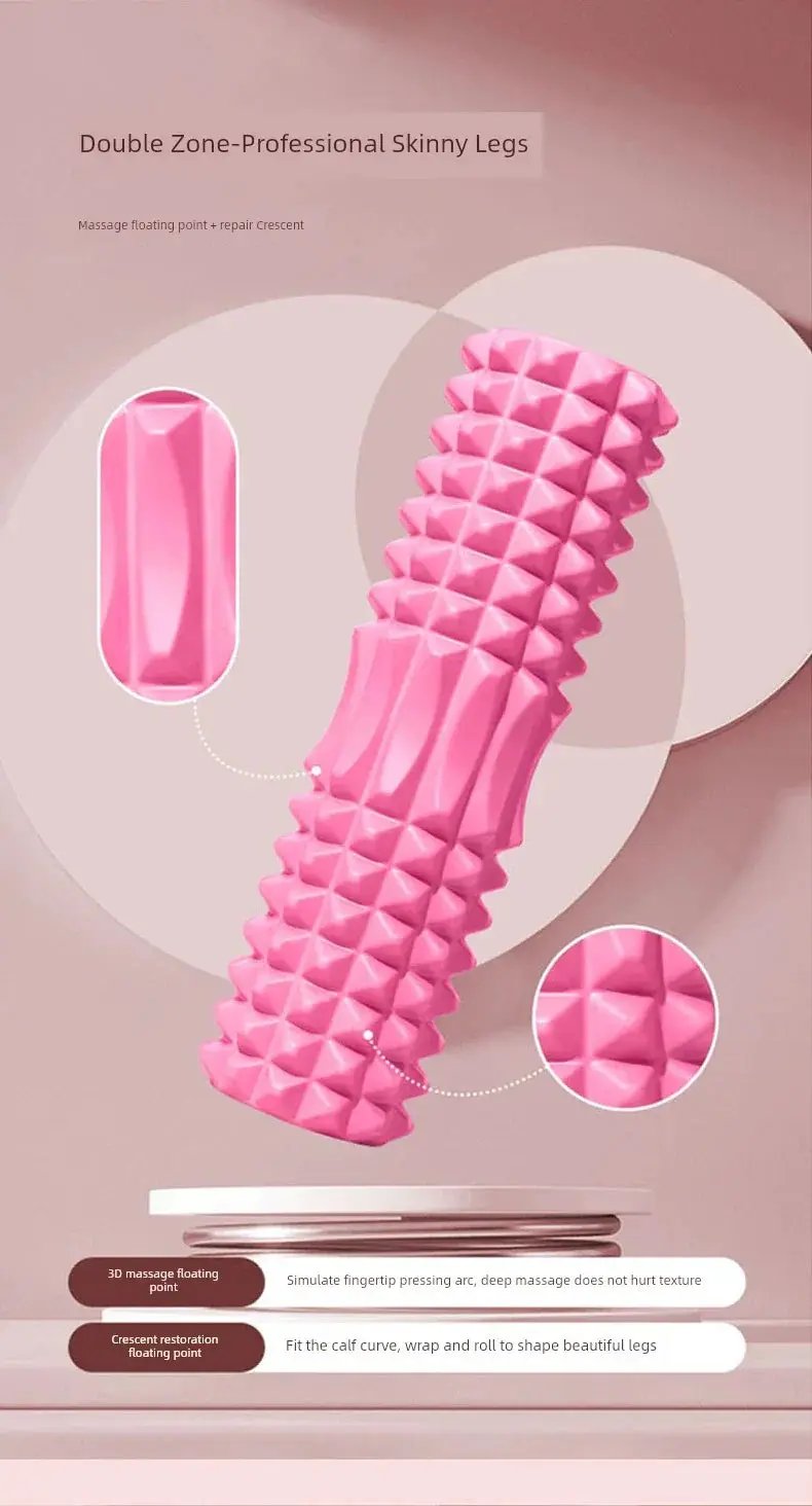 Foam Roller Spiked Massage Roller for Muscle Recovery - OurLum.com