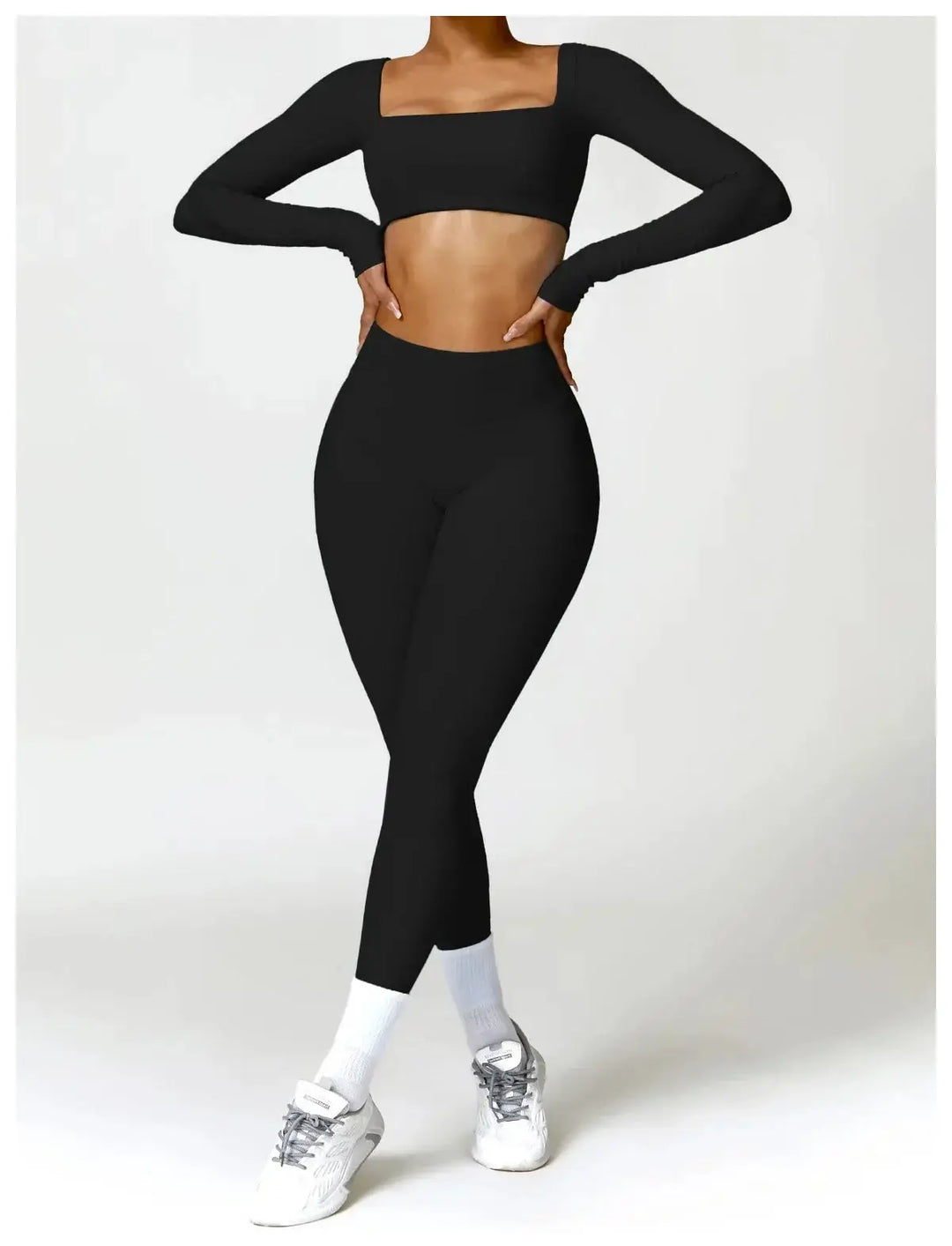 Women Yoga Sports Set Quick Dry 2 Piece Gym Outfit