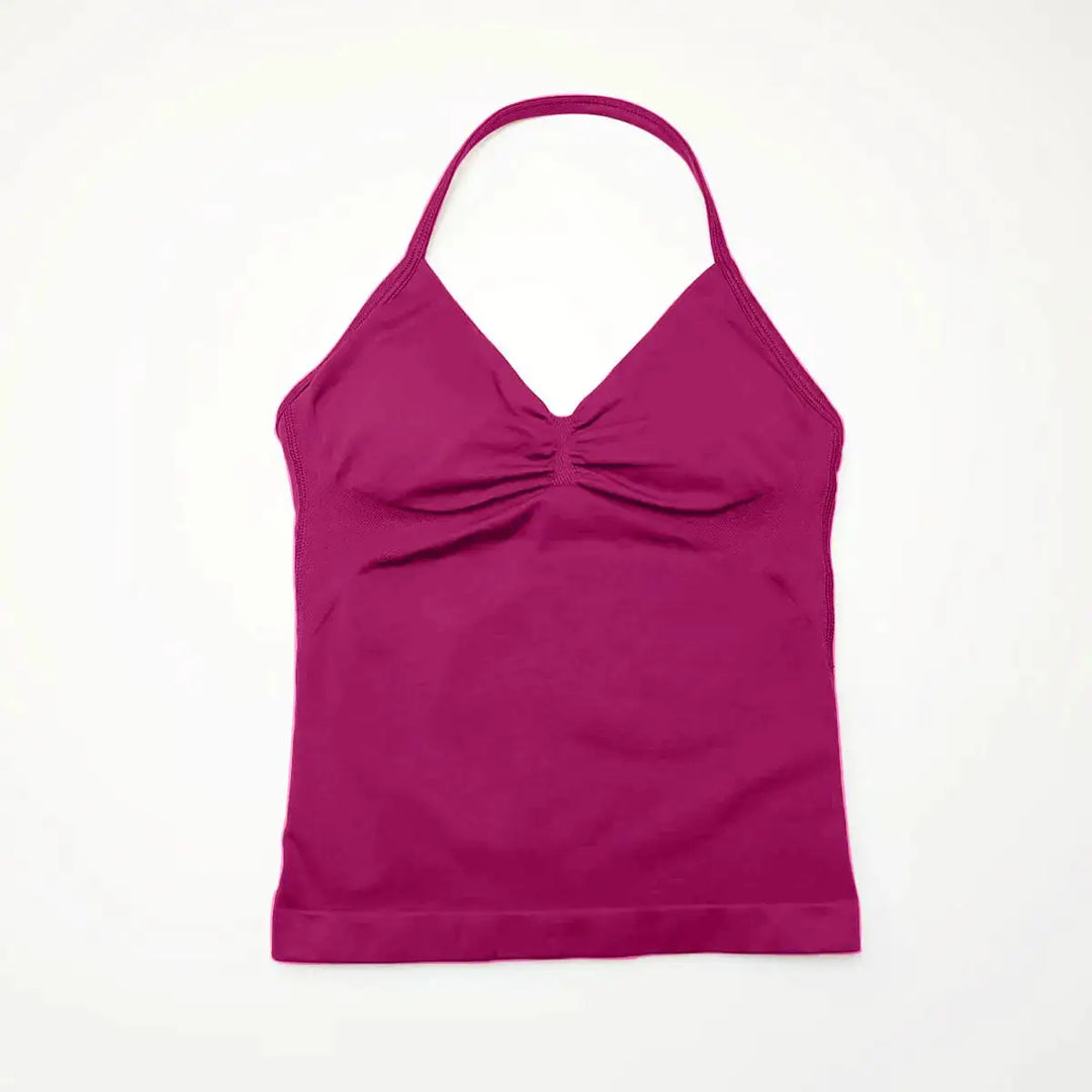 NCLAGEN Impact Longline Strappy Top Sports Yoga Vest Women&