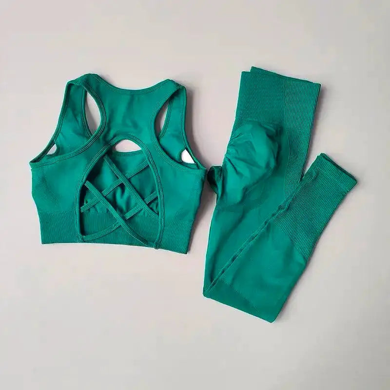 2PCS Sports Bra Women&