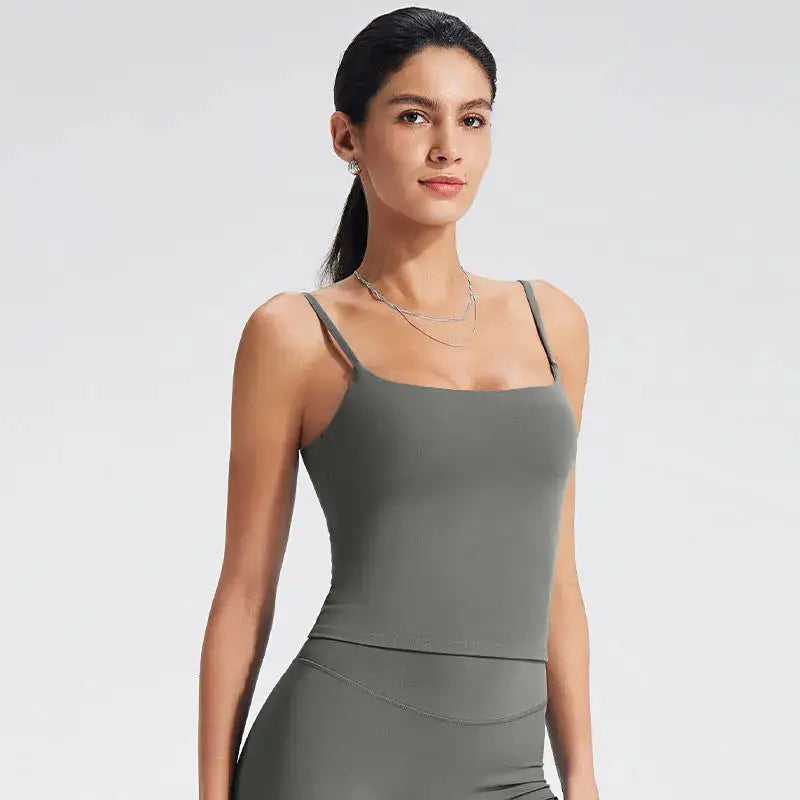 NCLAGEN GYM Tank Top With Built-In Bra Women&