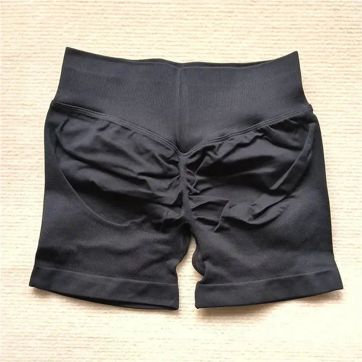 Womens Seamless Scrunch Butt Biker Shorts For Yoga Wear
