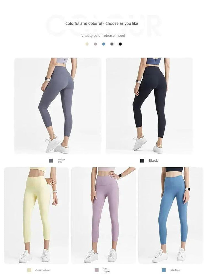 Technology Skinny Running Quick Dry Yoga Pants For Fitness