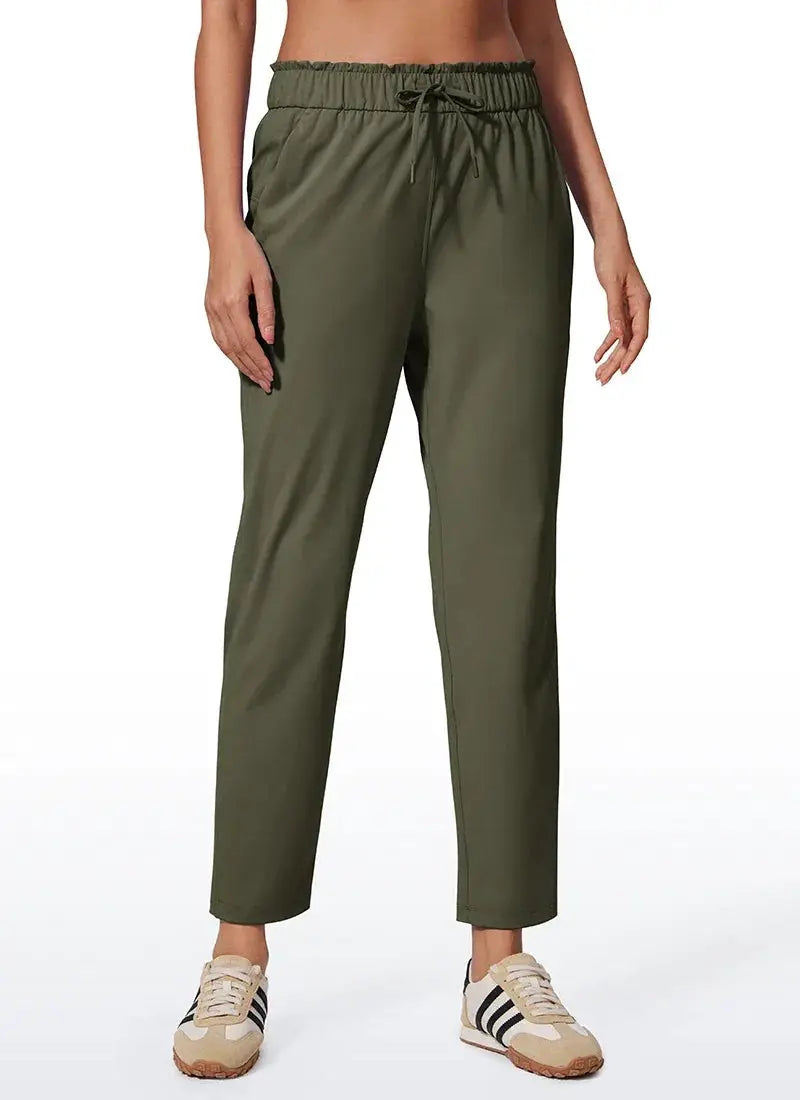 CRZ YOGA 4-Way Stretch Ankle Pants High Waisted Women