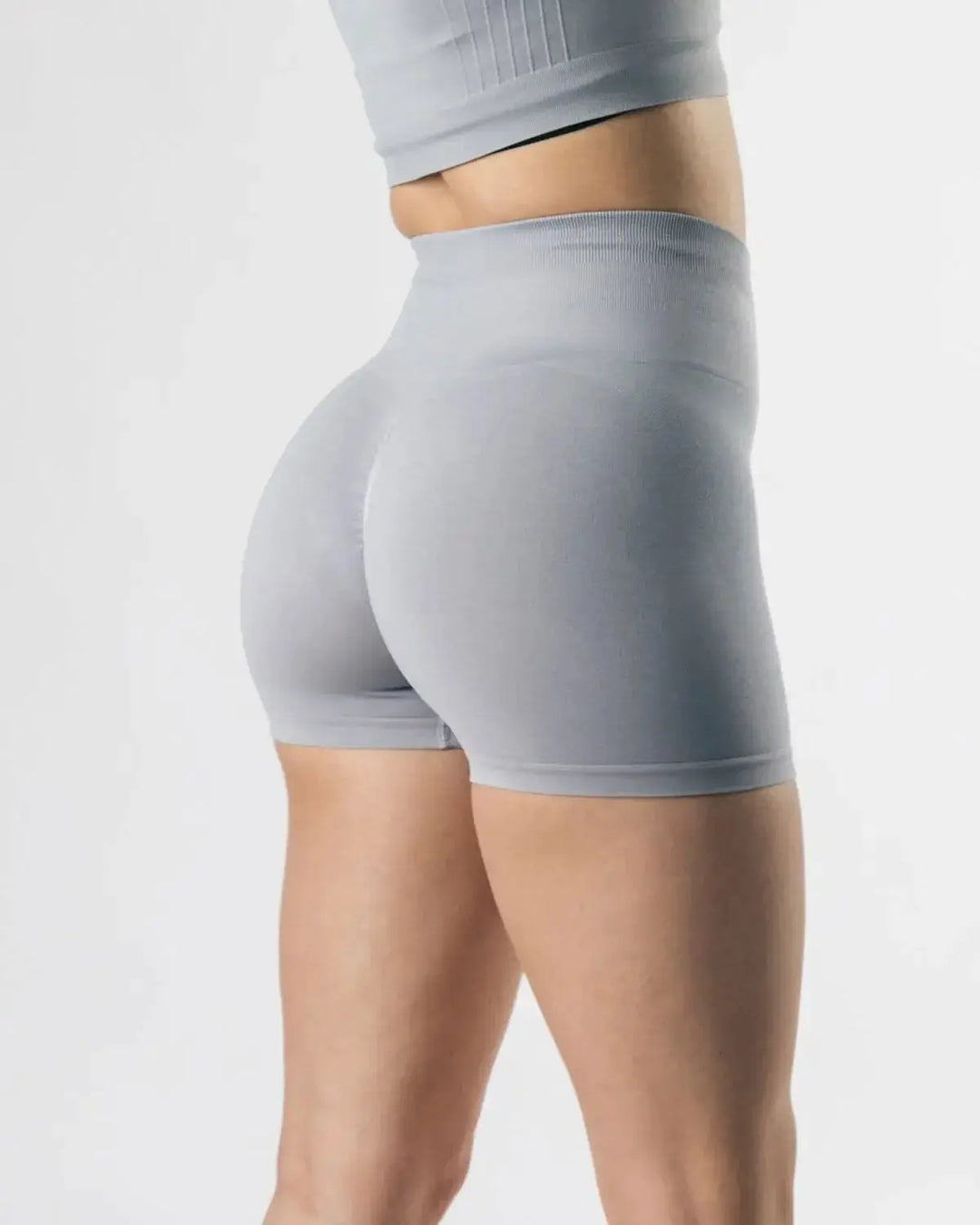 High Waist Scrunch Butt Seamless Yoga Shorts For Women