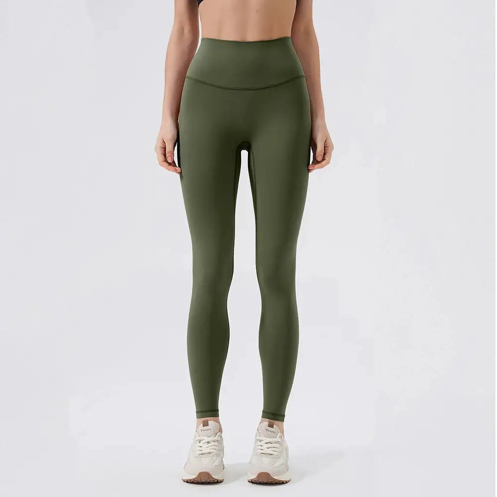 Women Back Waist Pocket High Waist Yoga Legging Women Sport Cropped Pants Butter Athletic Gym Comprehensive Training Jog
