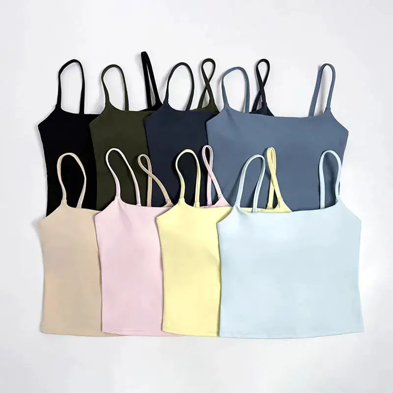 NCLAGEN GYM Tank Top With Built-In Bra Women&