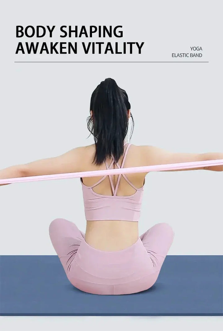 Home Fitness Resistance Bands For Yoga And Pilates