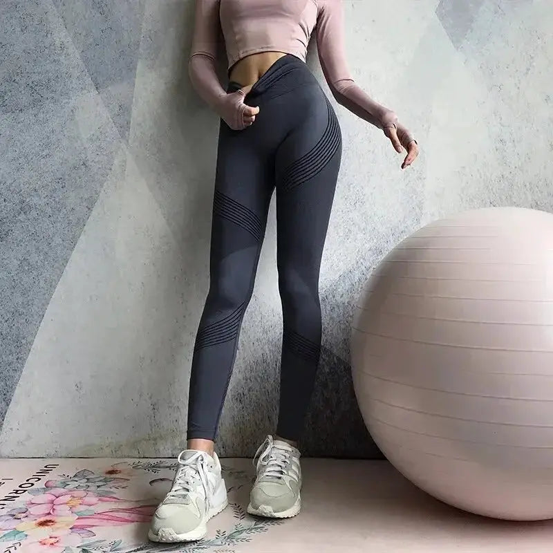 Stretch Yoga Pants For Women Peach Buttock Lifting Fitness