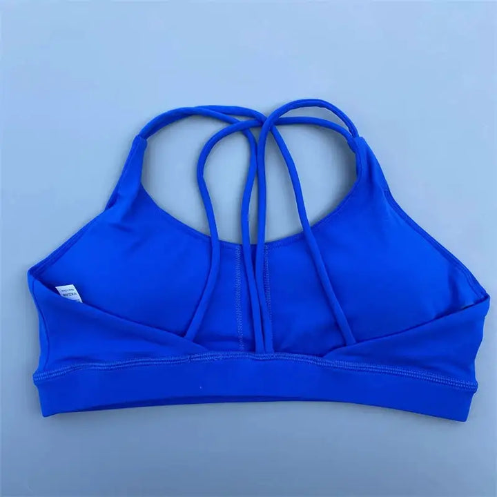 Solid Color soft high strength Women Fitness Bra Tight Sport Top Comprehensive Training Gym Yoga Underwear Tight With Chest Pad