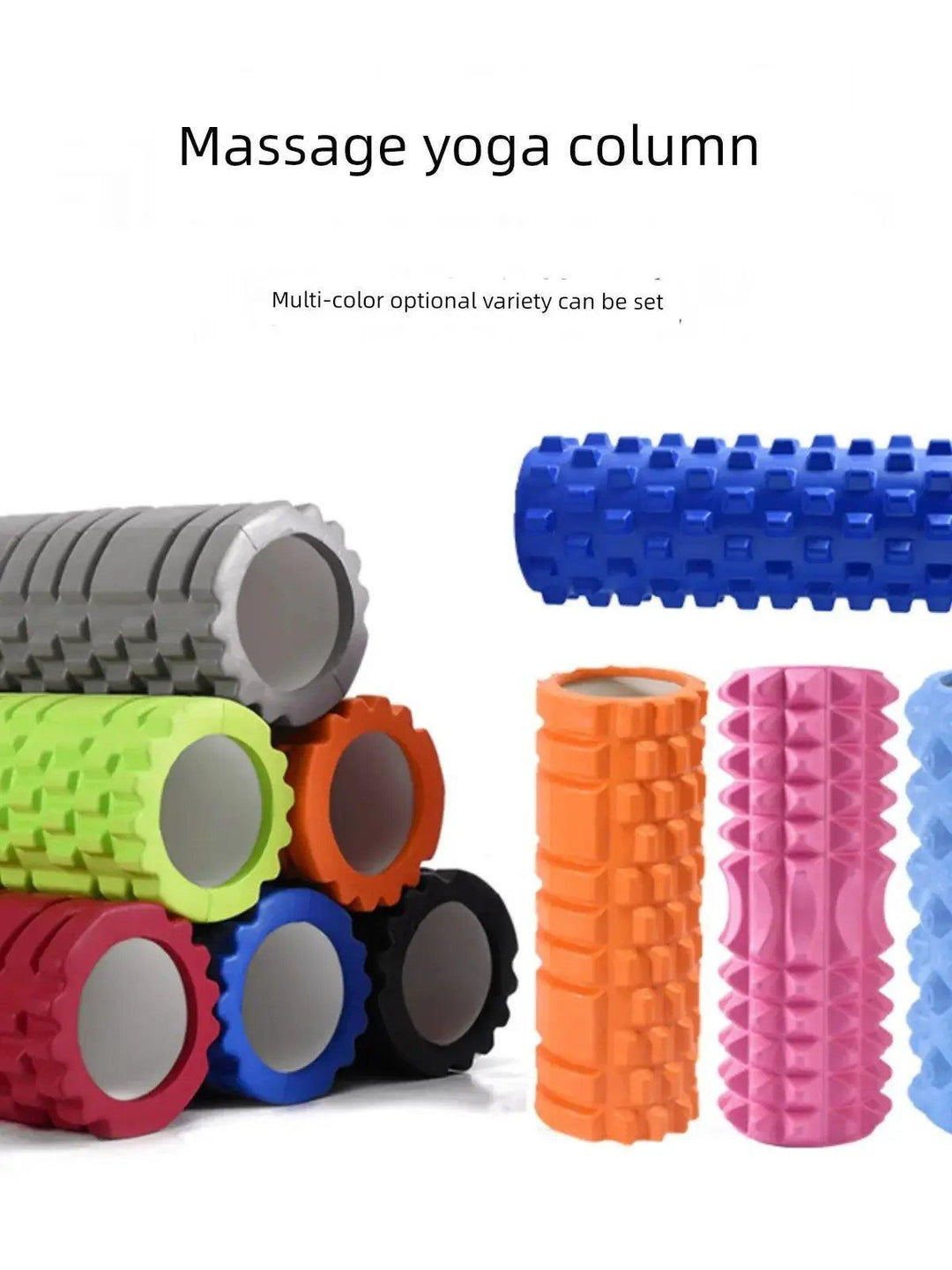 Foam Roller Spiked Massage Roller for Muscle Recovery - OurLum.com