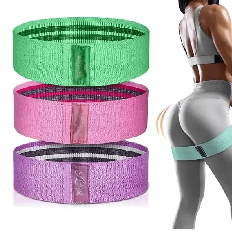 Premium Yoga Resistance Bands Anti Slip For Leg And Glute