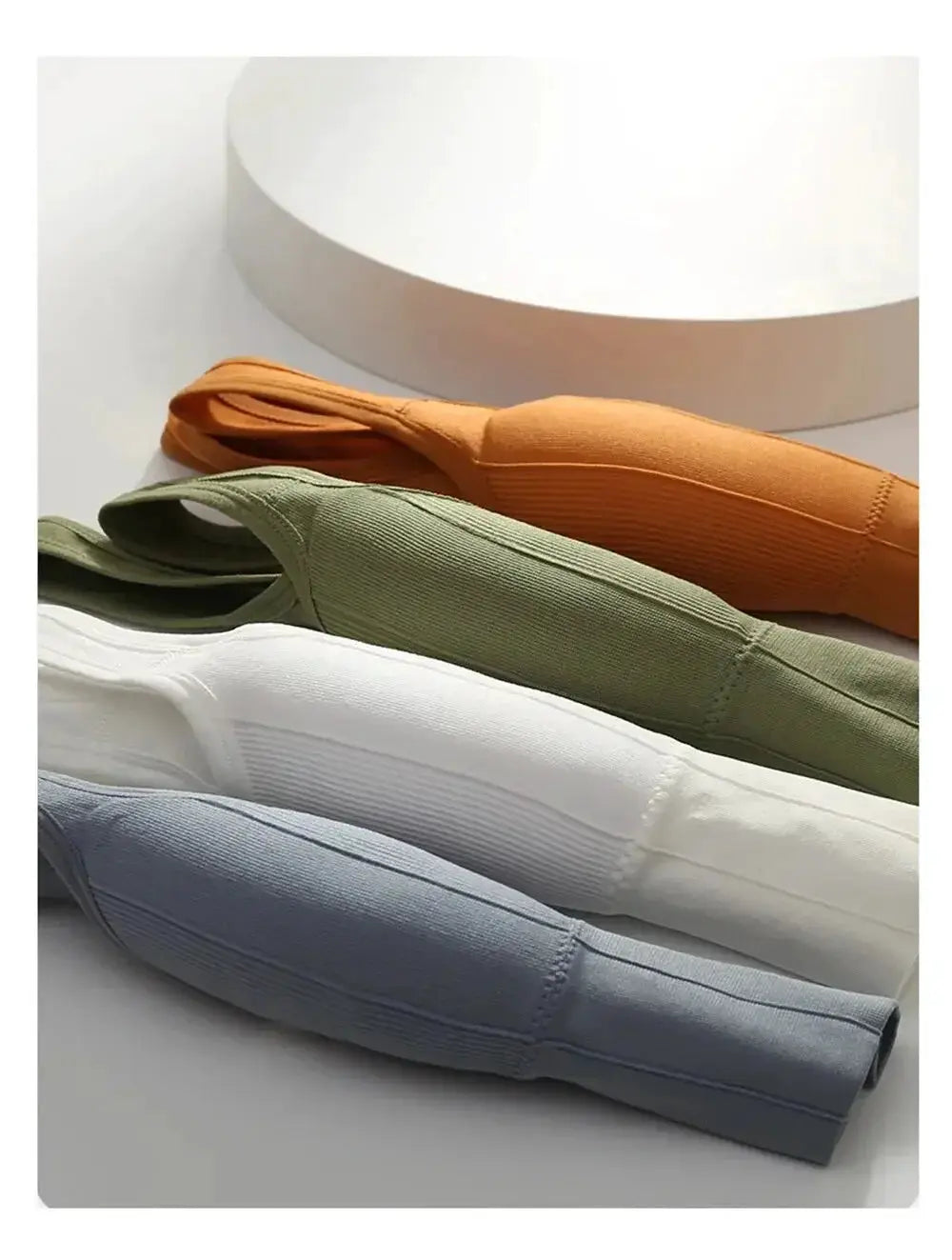 Seamless Crop Tops for Women with Built In Bra Support