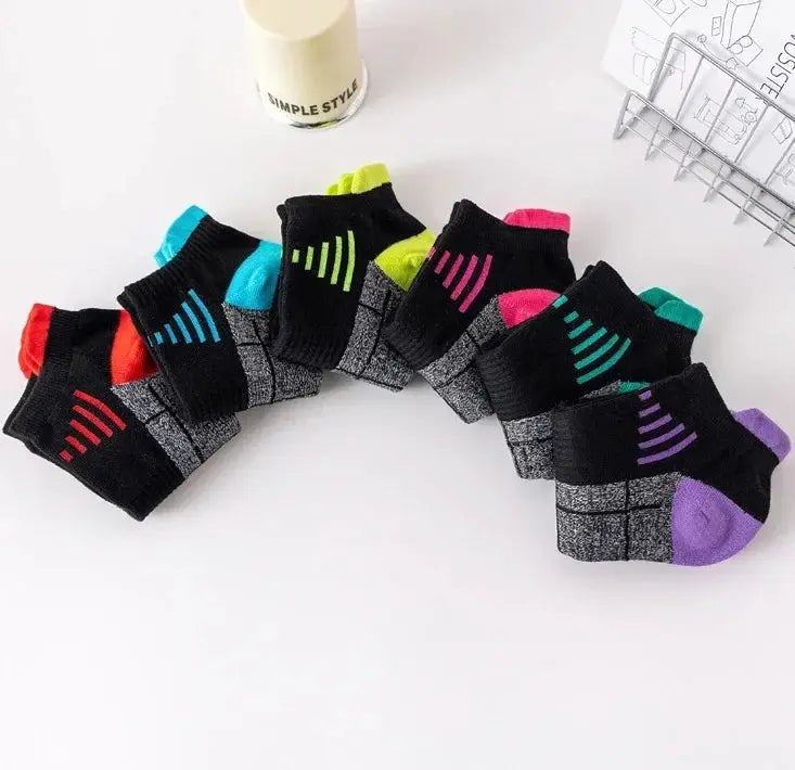 Unisex Organic Cotton Ankle Socks Breathable Sports Casual
