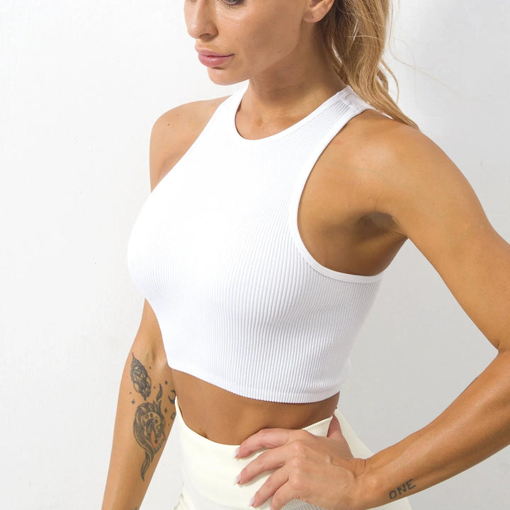 NovaWear Summer Seamless Push Up Y2K Tank Top - Lightweight LiftUp Casual Summer