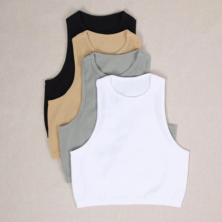 NovaWear Summer Seamless Push Up Y2K Tank Top - Lightweight LiftUp Casual Summer