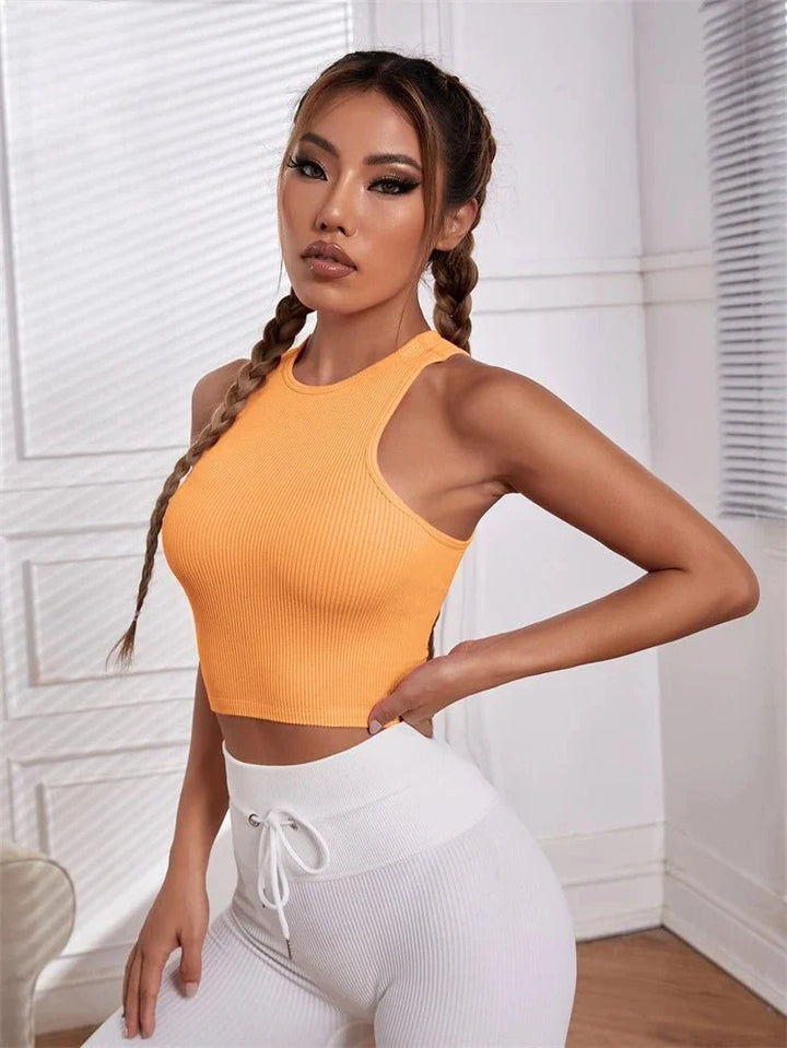 NovaWear Summer Seamless Push Up Y2K Tank Top - Lightweight LiftUp Casual Summer
