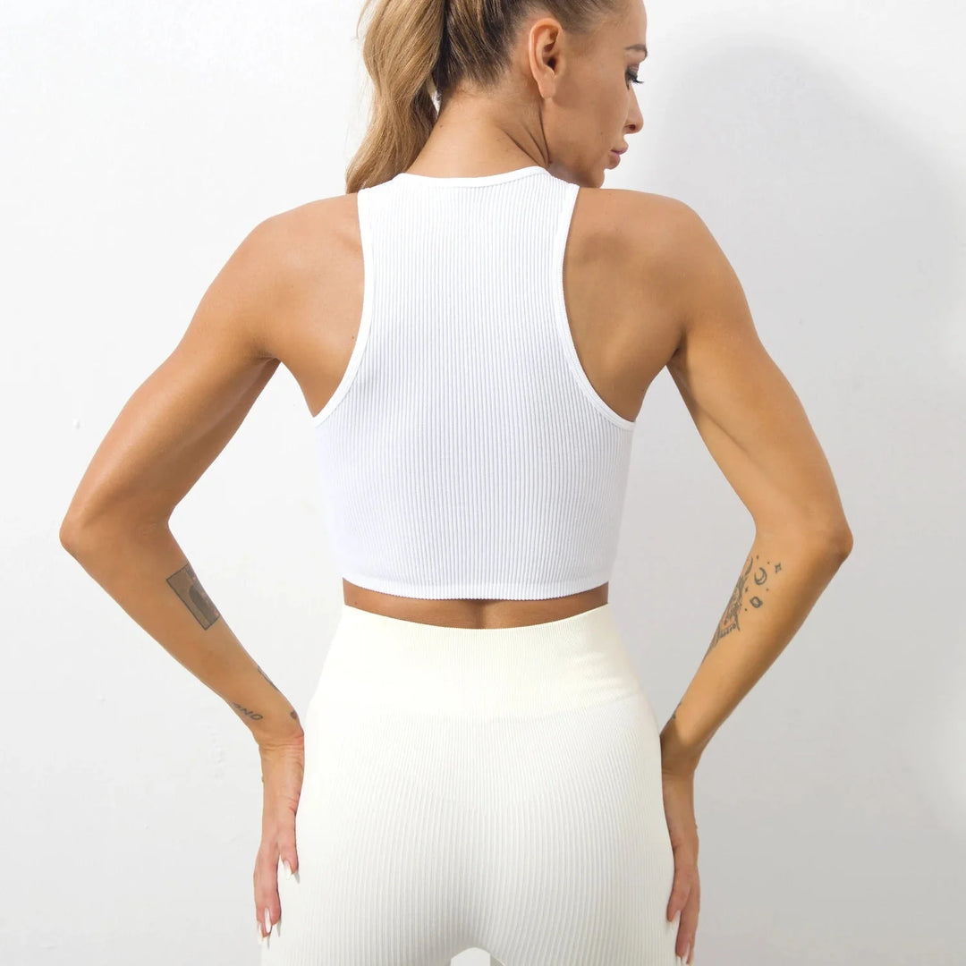 NovaWear Summer Seamless Push Up Y2K Tank Top - Lightweight LiftUp Casual Summer